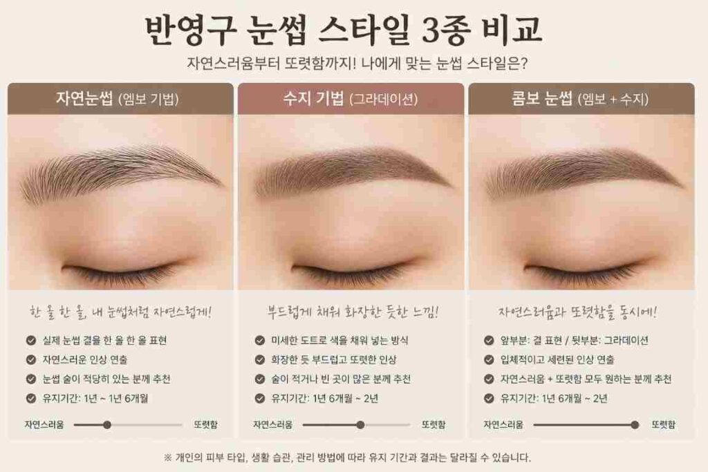 눈썹 스타일 